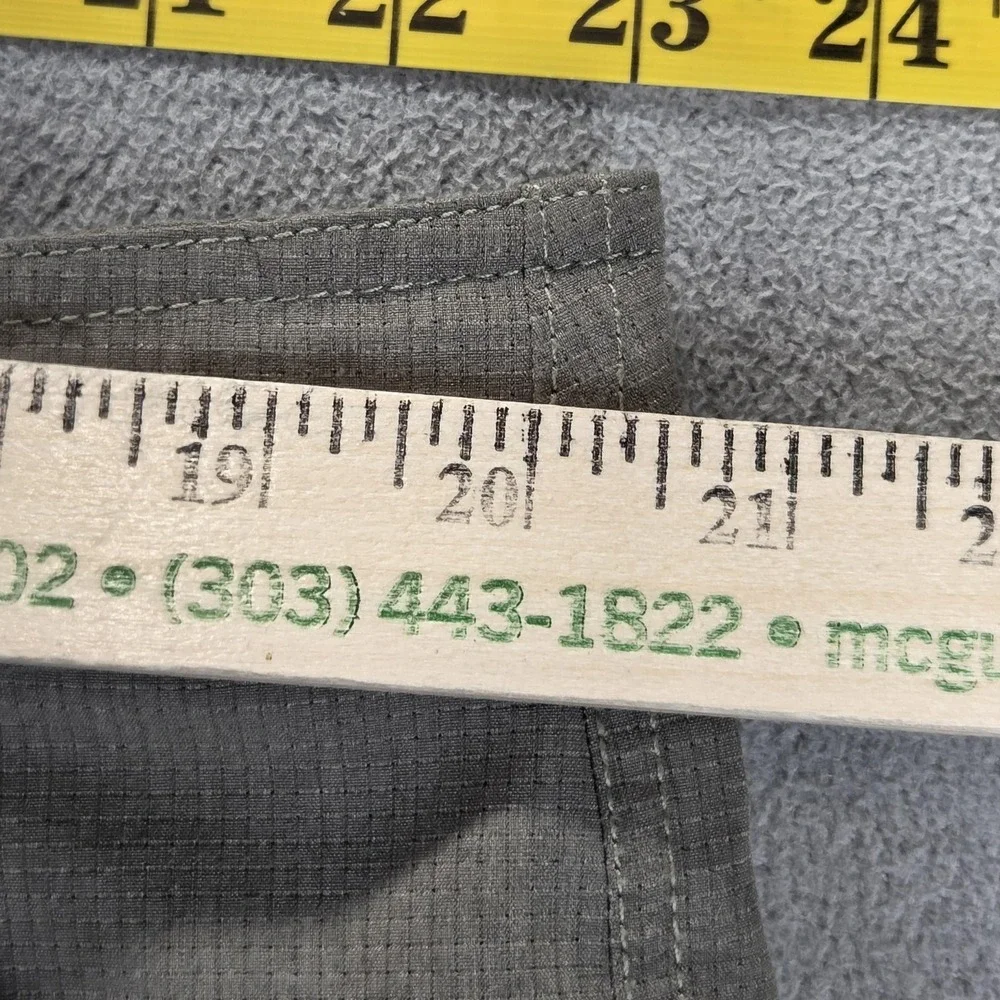 PrAna Shorts Mens 40 Green Hybridizer Microfiber Stretch Casual Summer 8